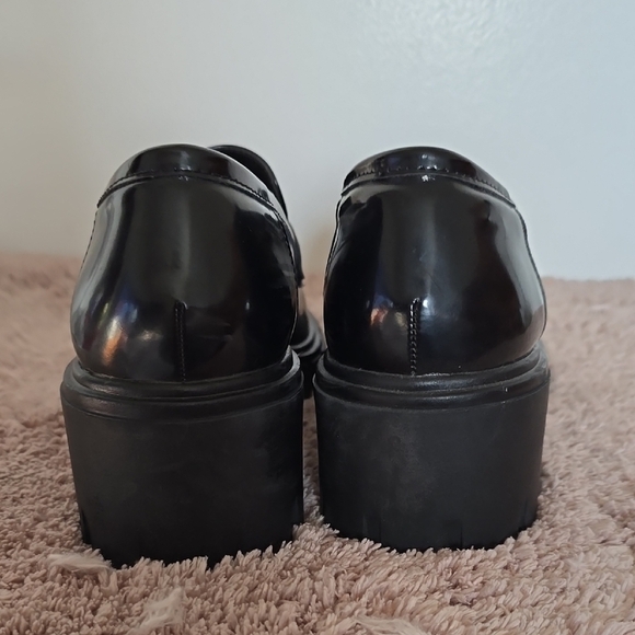Sincerely Jules Black Moccasins Slip-On Shoes - Picture 5 of 11